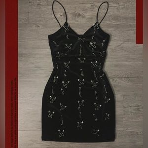 DIY punk mini dress